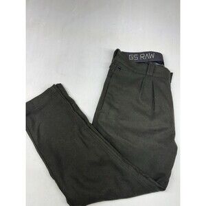 G-Star Raw Varve Relaxed Chino Military Style Pants Army Green Measures 34x28